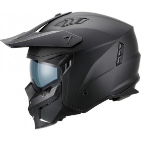 Casque M vito jet predator noir mat