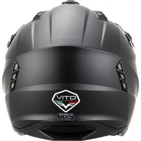 Casque M vito jet predator noir mat