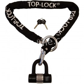 Chaine antivol top-lock art3 avec u 120cm top-lock Vélos électriques ELWING