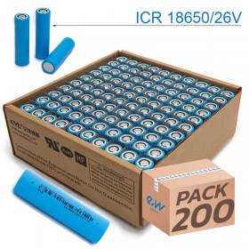 Cellule 18650 2,55A/h 3C EVE - 200 unités  Batteries