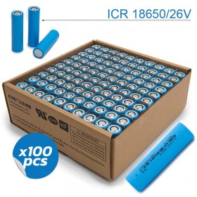 Cellule 18650 2,55A/h 3C EVE - 100 unités  Batteries